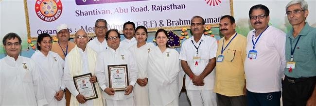 BK SURYA, BK SHANTANU CONFERRED WITH VIDYA VACHASPATI DEGREES