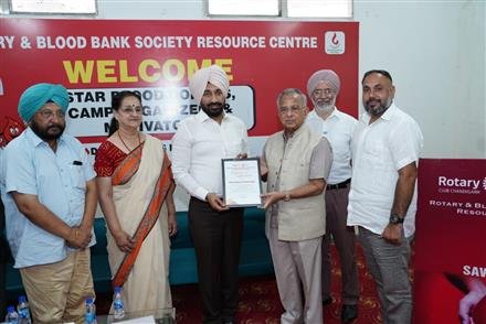 CHANDIGARH UNIVERSITY LAUNCHES ‘CU FOR LIFE’ PROJECT WITH ROTARY TO ENCOURAGES YOUTH TO DONATE BLOOD