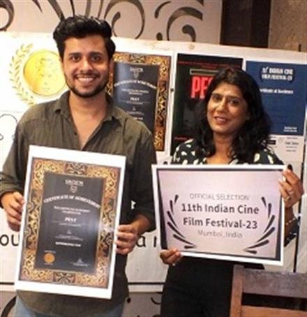 PEST A FILM MADE BY CHANDIGARH RJ AND TRICITY NGO WINS NATIONAL RECOGNITION