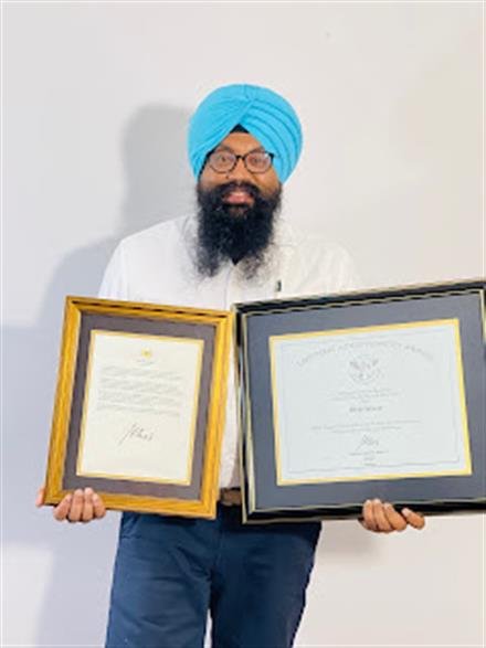 PRESIDENTIAL LIFETIME ACHIEVEMENT AWARD FOR DR DEEP SINGH