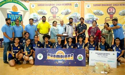 BHAGWANT SINGH MEMORIAL BASKETBALL TROPHY 2023 CONCLUDES, PLAYERS SHOW PROWESS AND STRENGTH