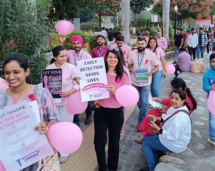 ALL PINK WALKATHON BY NGO TAMMANA : BREAST CANCER AWARENESS