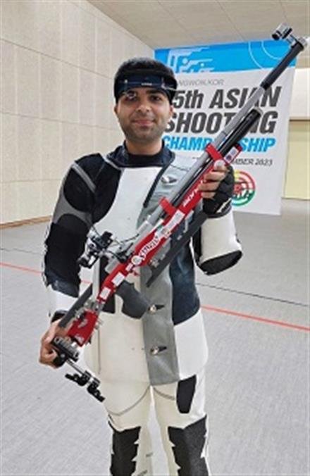 SHOOTER ARJUN BABUTA QUALIFIED FOR PARIS OLYMPICS