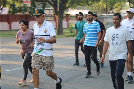 BRIGADIER GULIA COMMEMORATES INFANTRY DAY WITH 100KM WALK