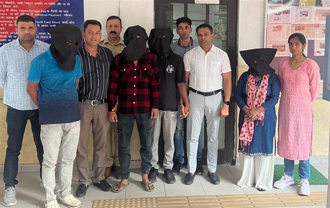 CHANDIGARH CYBER CRIME CELL BIG SUCCESS , FIVE  AMONG  FEMALE ARRESTED, THIS YEAR 100 CYBER CRIMANALS NABBED