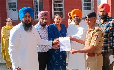 BJP PUNJAB DELEGATION REGISTERS POLICE COMPLAINT AGAINST SANDEEP DAYMA FOR HATE SPEECH