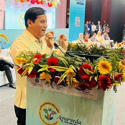 TWO DAYS AYURVEDA DAY CELEBERATIONS BEGINS, UNION MINISTER SARBANANDA SONOWAL INAUGURATES