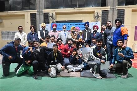 CHANDIGARH SECTOR 42 WCC BOYS WIN CHANDIGARH WEIGHTLIFTING TROPHY
