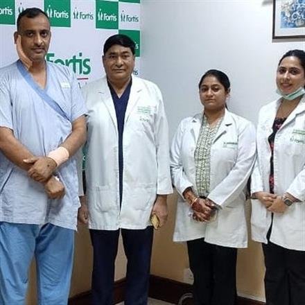 DOCTORS AT FORTIS MOHALI SUCCESSFULLY SAVE POLICE CONSTABLE’S LIFE BY EXTRACTING BULLET LODGED IN BASE OF SKULL