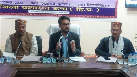 ANURAG THAKUR UNVEILS VIKSIT BHARAT SANKALP YATRA IN UNA. DRONE DIDI TAKES FLIGHT: UNA WITNESSES TRANSFORMATIVE AGRICULTURE