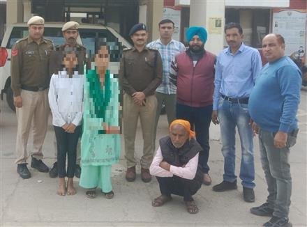PANCHKULA POLICE ARRESTED THE ACCUSED OF PUNJAB ORIGIN FOR ABDUCTING GIRLS FROM JHARKHAND AND DELHI