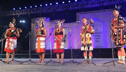 NAGALAND DAY CELEBRATIONS ENTHRALL CHANDIGARH AT NATIONAL CRAFTS MELA