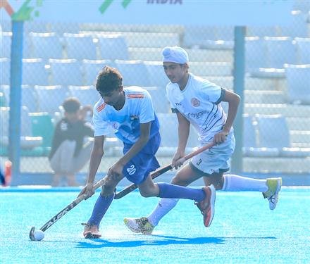 ROUNDGLASS PUNJAB HOCKEY CLUB ACADEMY DEFEATED SALUTE HOCKEY ACADEMY 31-0 IN THE SUB JUNIOR CATEGORY