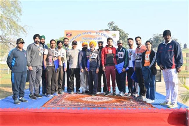इंडियन आर्मी वेटरन्स रन” द्वारा राष्ट्रीय नायकों को सलामी