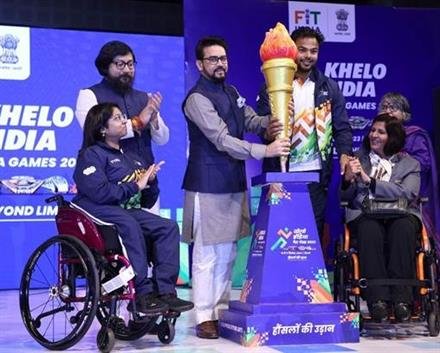 ANURAG SINGH THAKUR DECLARES FIRST-EVER KHELO INDIA PARA GAMES 2023 OPEN AT DAZZLING CEREMONY