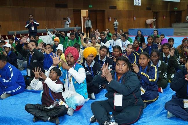 SPECIAL OLYMPIC GAMES FOR DIVYANNGJAN  IN  COLLABORATION WITH ROTARY CHANDIGARH  HELD