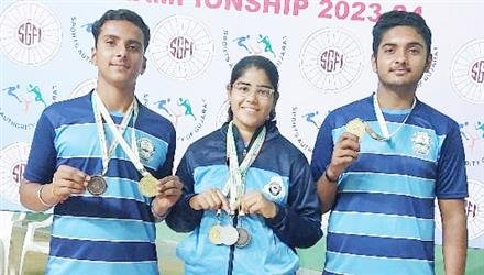 DAV ARCHERS WIN 6 MEDALS IN NATIONAL SCHOOL GAMES