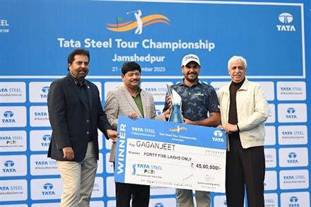 GAGANJEET BHULLAR WINS HIS SECOND TATA STEEL TOUR CHAMPIONSHIP CROWN