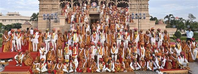 100 ADIVASI COUPLES MARRIED AT MASS MARRIAGE FUNCTION