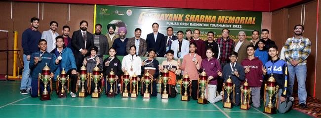 6TH MAYANK SHARMA MEMORIAL PUNJAB OPEN BADMINTON CHAMPIONSHIP CONCLUDED SUCCESSFULLY