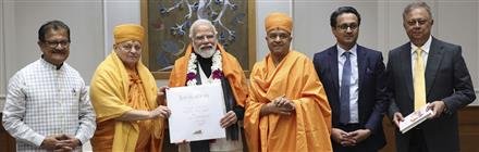 PM MODI ACCEPTS INVITATION TO INAUGURATE THE BAPS HINDU MANDIR IN ABU DHABI
