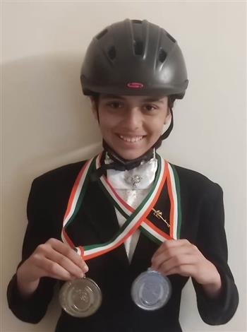 ZARA SWITTENS SHINES IN EQUESTRIAN