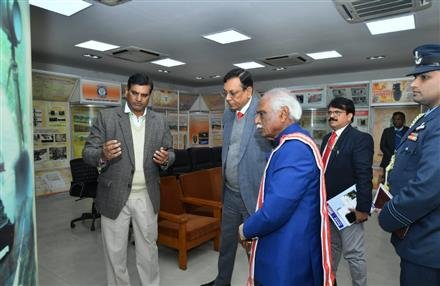 HARYANA GOVERNOR DATTATREYA VISITS TBRL RANGE RAMGARH