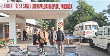 NGO DONATES WHEELCHAIRS FOR PATIENTS