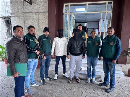 TWO ACTIVE MEMBERS OF THE DREADED NEERAJ BAWANA AND NAVEEN BALI GANG SUBEG SINGH SHIBBU AND SAURABH ARRESTED.