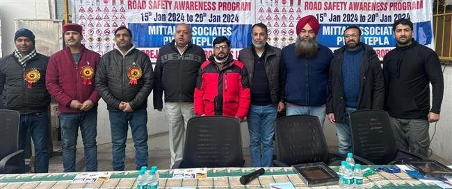 ROAD SAFETY ORGANIZATION PANCHKULA MARKS ROAD SAFETY WEEK WITH AWARENESS CAMP AT GODREJ WAREHOUSE IN TEPLA