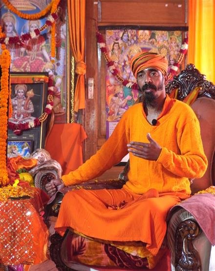 WE SHOULD FOLLOW THE PATH SHOWN BY LORD SHRI RAM CHANDRA JI: SANT RAGHUVANSHI,  SHOWED LIVE TELECAST OF AYODHYA IN 11 MUKHI HANUMAN TEMPLE IN SOLAN