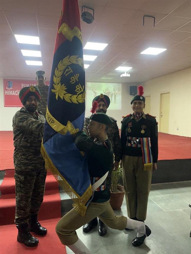 CHANDIGARH NCC GROUP AWARDED FOR SECURING FIRST POSITION AMONG 8 NCC GROUPS OF THE REGION