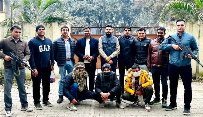 CHANDIGARH FIRING CASE: PUNJAB POLICE IN JOINT OP WITH CENTRAL AGENCIES ARREST THREE OPERATIVES OF GANGSTER GOLDY BRAR FROM GORAKHPUR