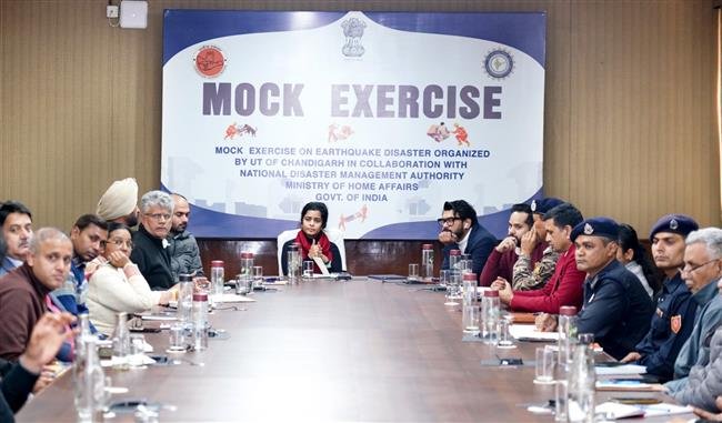 CHANDIGARH ADMINISTRATION TO CONDUCT MOCK EXERCISE ON EARTHQUAKE SCENARIO IN COLLABORATION WITH NDMA