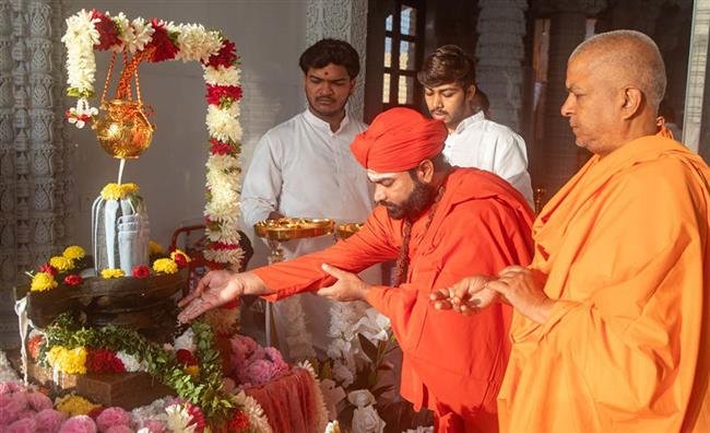 MAHA-SHIVARATRI CELEBRATED IN ABU DHABI MANDIR