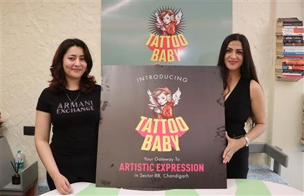 ACTOR-MODEL JONITA DODA INAUGURATES  CITY’S FIRST ALL WOMEN TATTOO STUDIO  IN SECTOR 8
