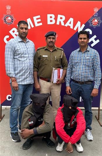 CHANDIGARH POLICE NABBED TWO DRUG ADDICTS THIEVES