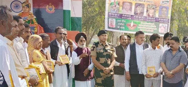TRIBUTES PAID TO BSF MARTYR VIJAY KUMAR