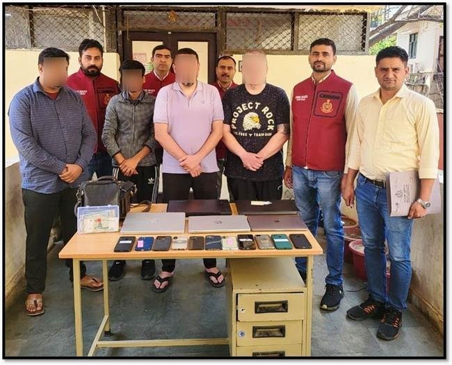 DELHI POLICE BUSTED INTERNATIONAL RECRUITING AGENCY WGA VISA INDIA, DUPING 63  ASPIRANTS OF JOB, FOUR ARRESTED