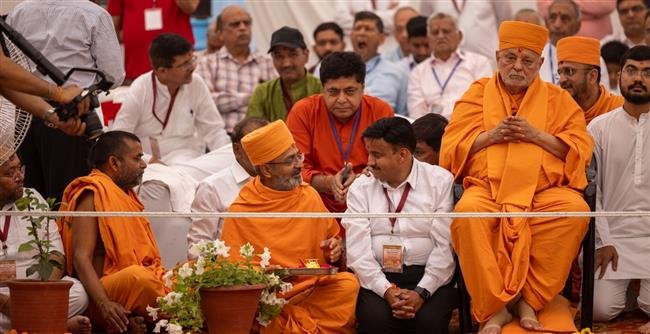 AKSHARDHAM MANDIR IN PANCHKULA WILL BE CENTER OF DEVOTION AND DIVINITY: ISHWAR CHARAN SWAMI