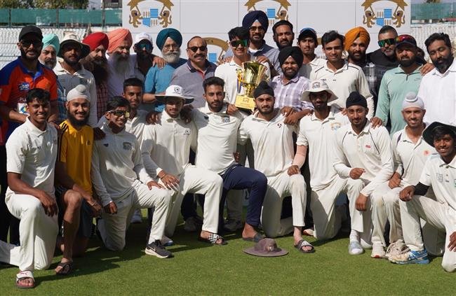 MOHALI DISTRICT CRICKET ASSOCIATION BECOMES THE WINNER OF PUNJAB STATE INTER DISTRICT UNDER 23 CRICKET CHAMPIONSHIP
