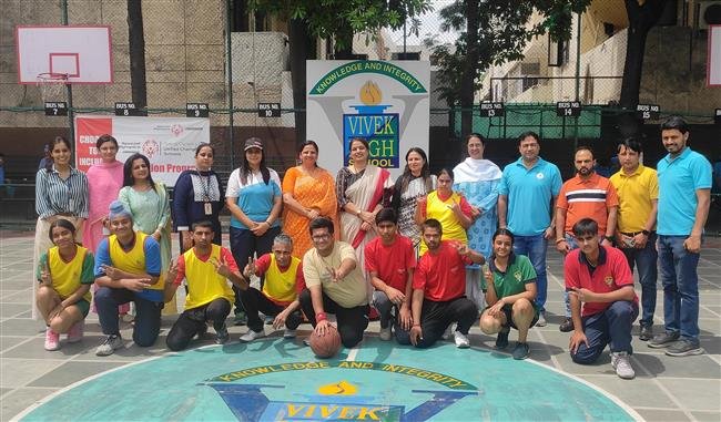 UNIFIED BASKETBALL TOURNAMENT ORGANISED BY SPECIAL OLYMPICS BHARAT & VIVEK HIGH SCHOOL