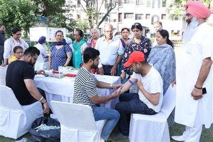 FREE BLOOD TEST CAMP HELD