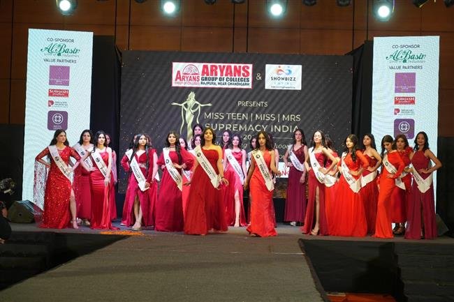 ARYANS GROUP OF COLLEGES & SHOWBIZZ ORGANISE MISS MRS SUPREMACY INDIA, 2024