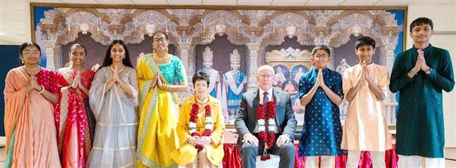 GOVERNOR-GENERAL OF AUSTRALIA VISITS BAPS SHRI SWAMINARAYAN MANDIR, CANBERRA