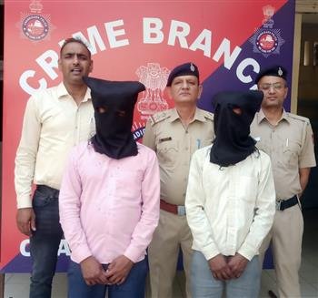 CHANDIGARH POLICE NABBED TWO UP DRUG PEDDLERS WITH CONTRABAND OPIUM