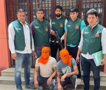 DELHI POLICE NABS MEMBERS OF DREADED HIMANSHU BHAU GANG  OPERATING FROM ABROAD.