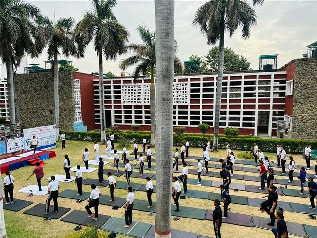YOGA FOR SELF AND SOCIETY” EVENT BY 2 CHANDIGARH BN NCC PROMOTES HOLISTIC WELLNESS.