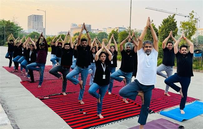 INTERNATIONAL YOGA DAY CELEBRATION BY TEAM APPSMARTZ
