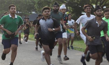 ST. JOHN'S HIGH SCHOOL HOSTS MARATHON AND SAPLING PLANTING EVENT.